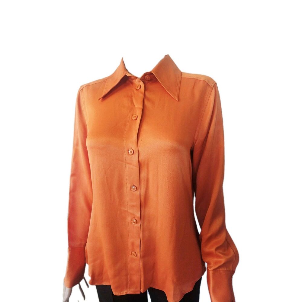 Zara Women's Long Sleeve Blouse Size Medium NWT - Picture 4 of 12
